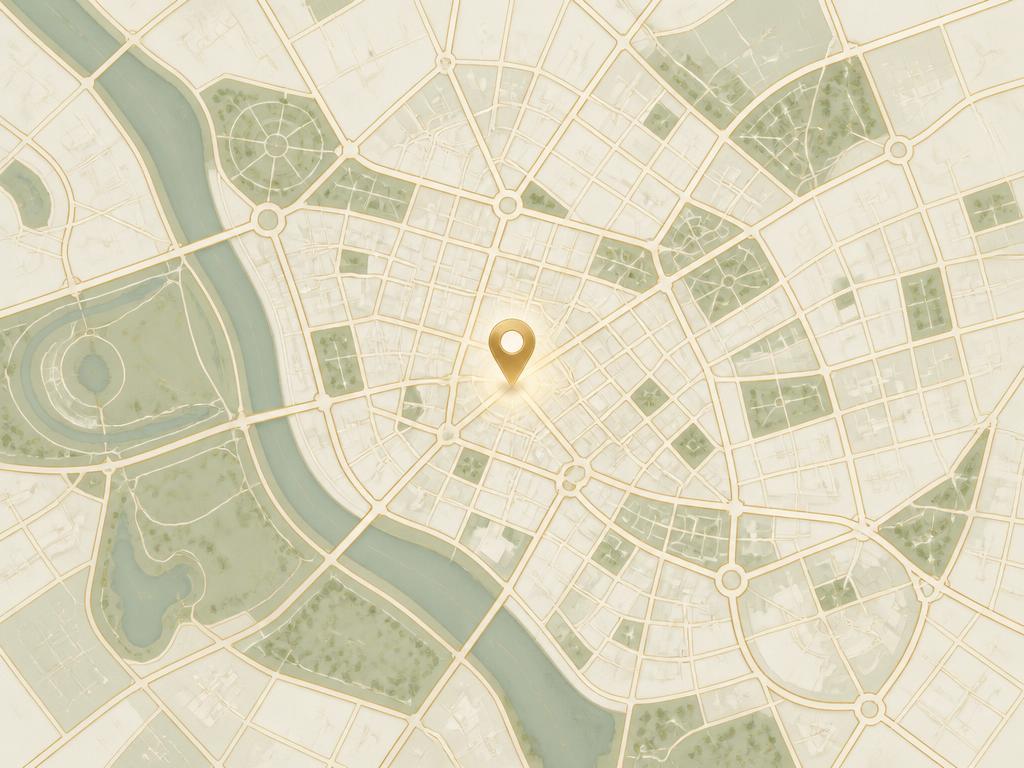 Mapa ilustrado da região do Medicorum Centro Clínico em Jardim América, Goiânia - GO